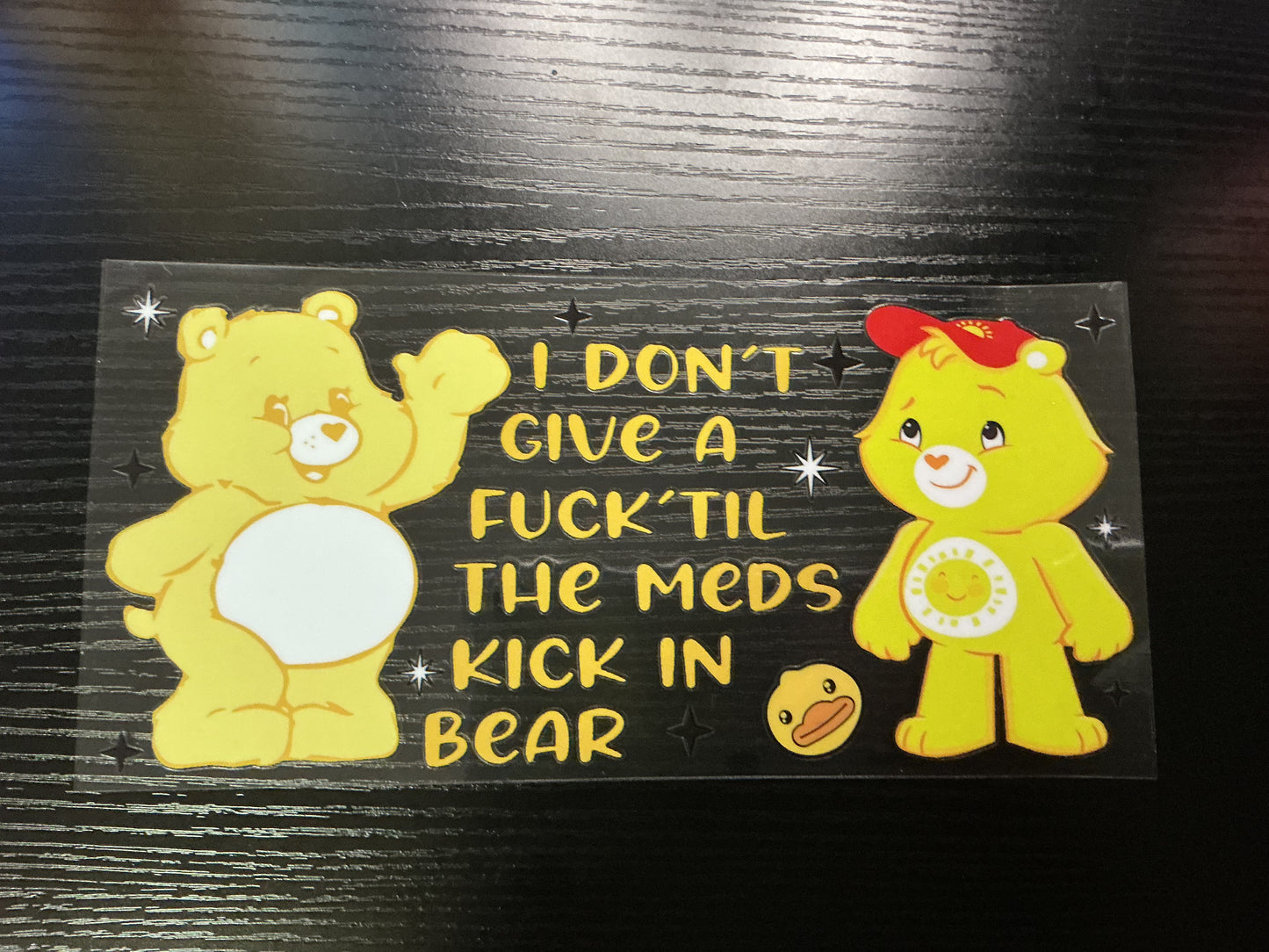 #137 Swear Bear (yellow) 2