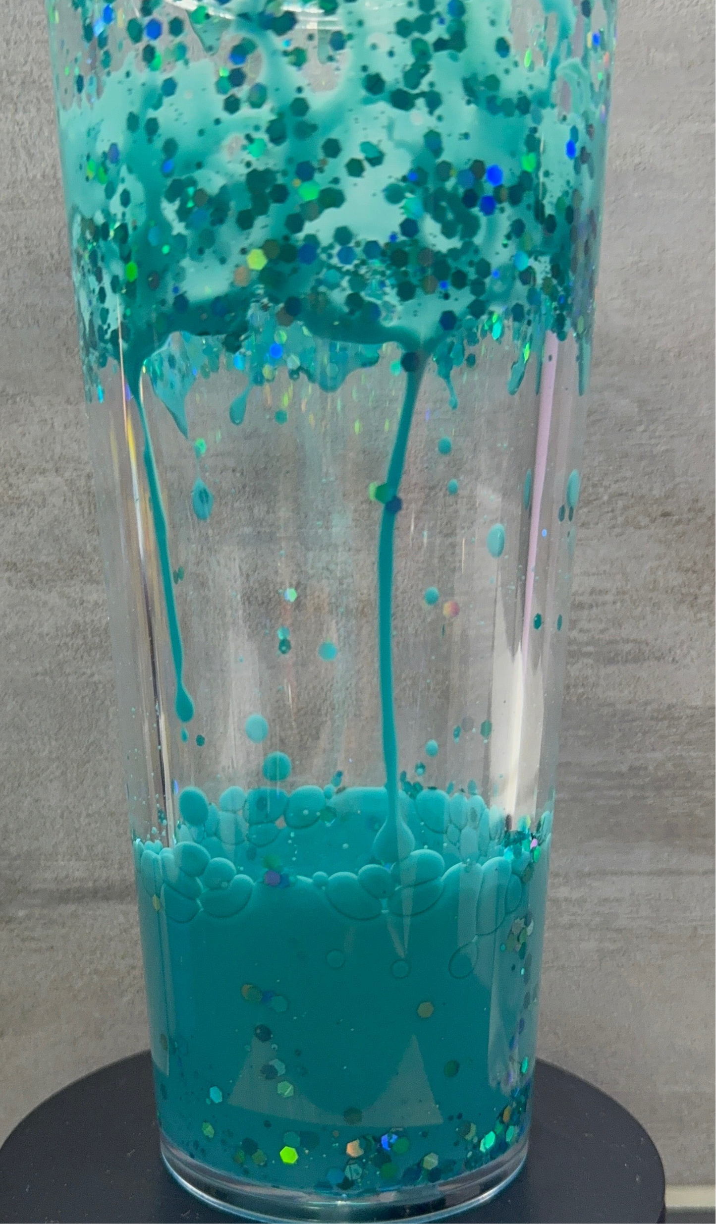 24oz Acrylic Snowglobe Cup