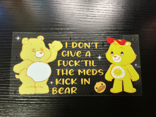 #137 Swear Bear (yellow) 2